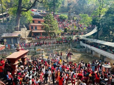 Dakshinkali Temple during Rituals